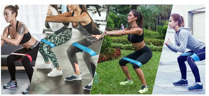 Resistance Bands Set Or Singles Exercise Glutes Yoga Pilates Home Gym Workout Fitness Bpower Fitness