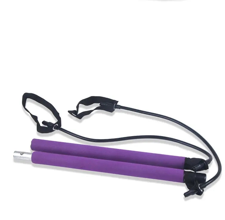 Yoga Crossfit Resistance Bands Exerciser Pull Rope Portable Gym Workout Pilates Bar Trainer Elastic Bands Bpower Fitness