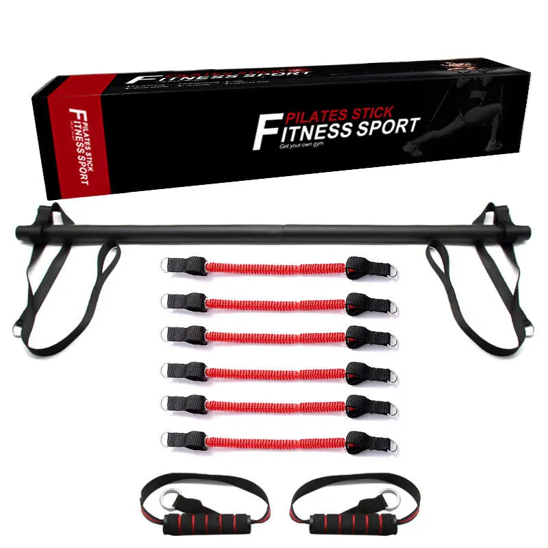 Pilates Bar Kit With Resistance Bands Portable Home Gym Workout Equipment Perfect Stretched Fusion Exercise Bar And Bands Bpower Fitness
