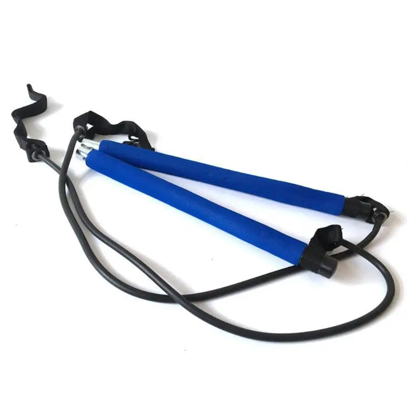 Yoga Crossfit Resistance Bands Exerciser Pull Rope Portable Gym Workout Pilates Bar Trainer Elastic Bands Bpower Fitness
