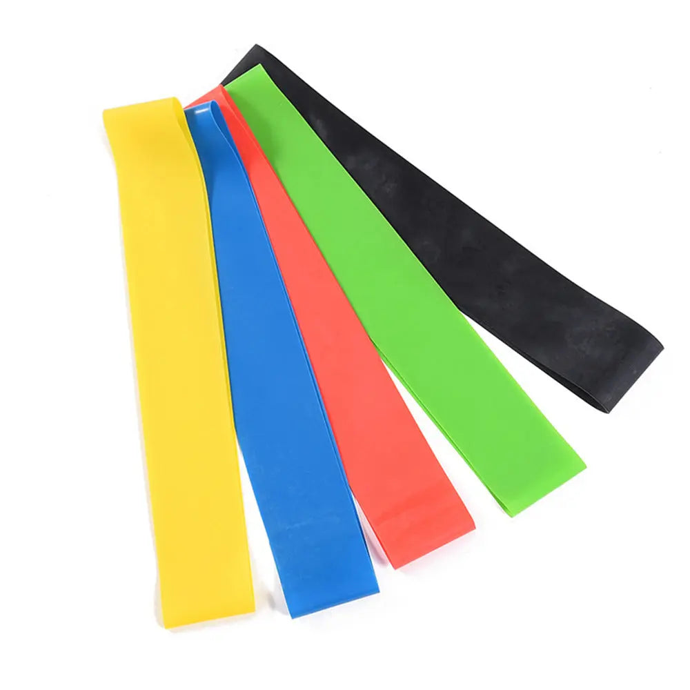 5 Level Resistance Rubber Bands Yoga Training Elastic Bands Bpower Fitness