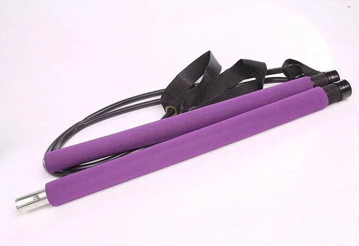 Yoga Crossfit Resistance Bands Exerciser Pull Rope Portable Gym Workout Pilates Bar Trainer Elastic Bands Bpower Fitness