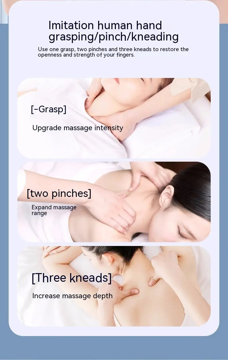 Cervical Oblique Muscle Massager Shoulder Hot Compress Rechargeable Massage Shawl Neck Bpower Fitness