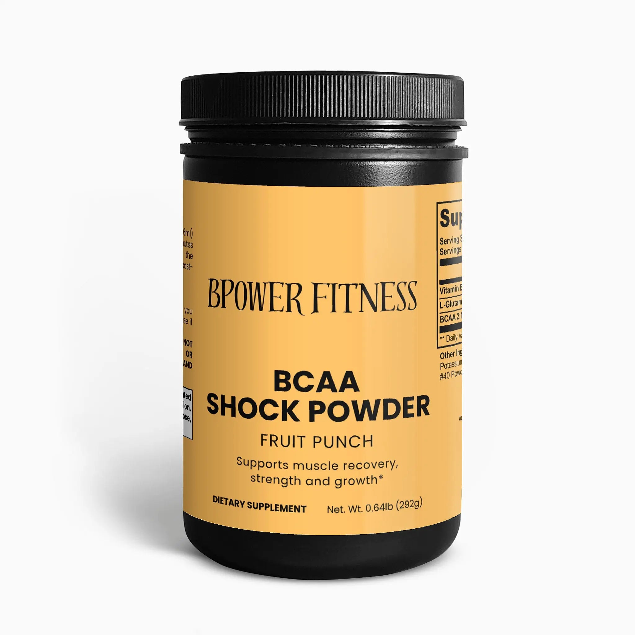 BCAA Shock Powder (Fruit Punch) Bpower Fitness