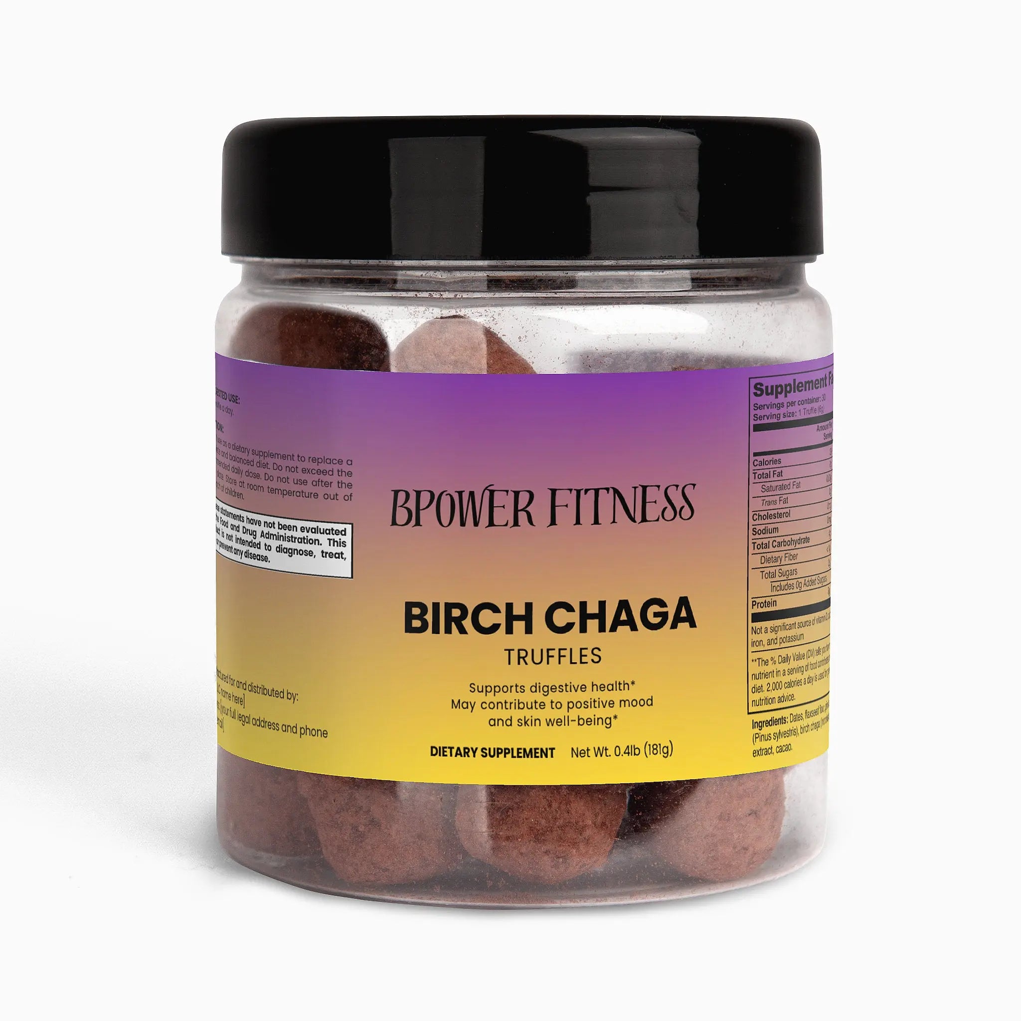 Birch Chaga Truffles Bpower Fitness