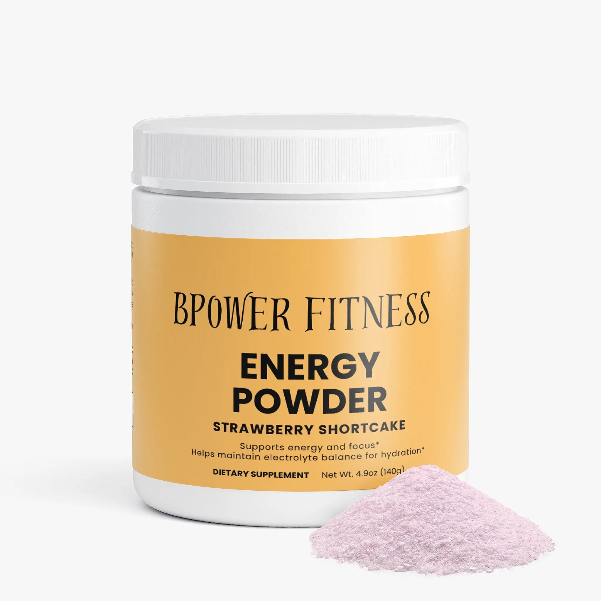 Energy Powder (Strawberry Shortcake) Bpower Fitness