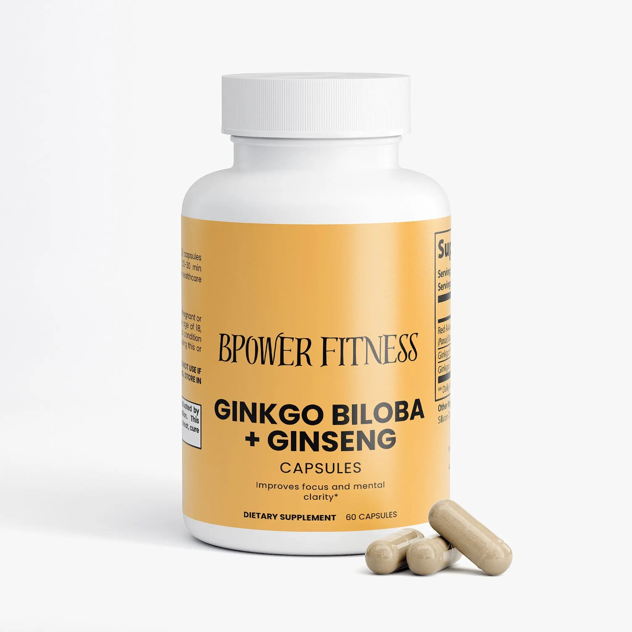 Ginkgo Biloba + Ginseng Bpower Fitness