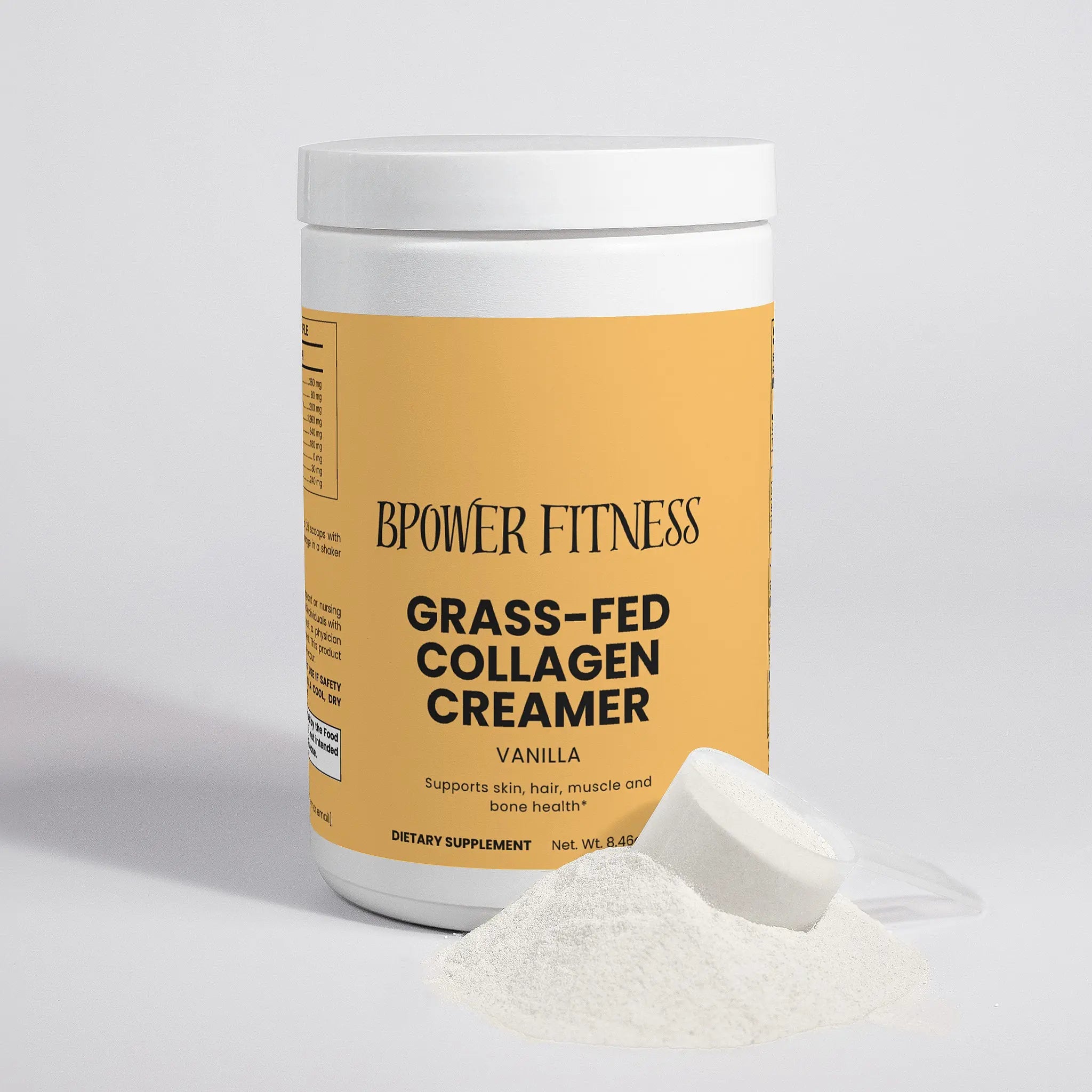 Grass-Fed Collagen Creamer (Vanilla) Bpower Fitness