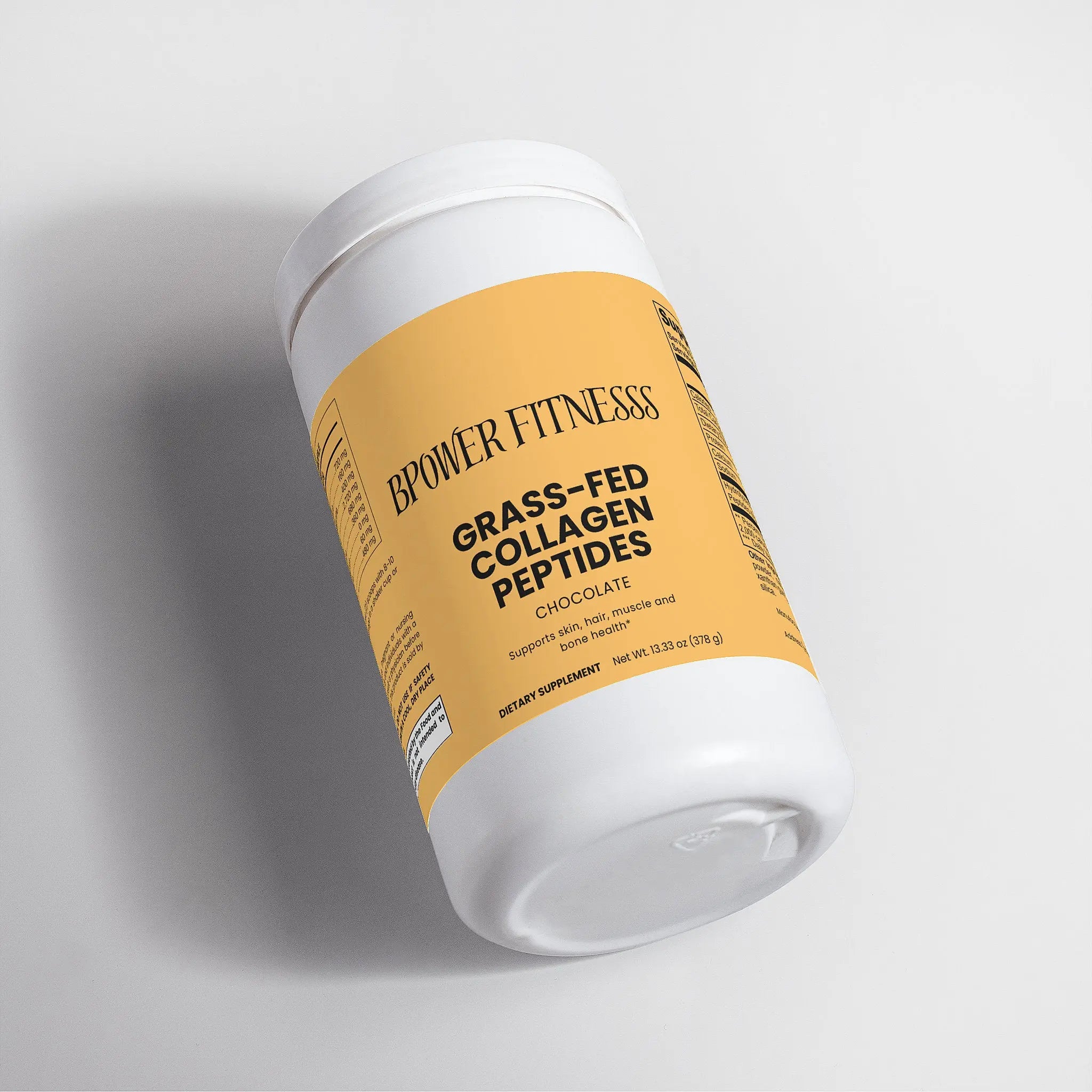 Grass-Fed Collagen Peptides Powder (Chocolate) Bpower Fitness