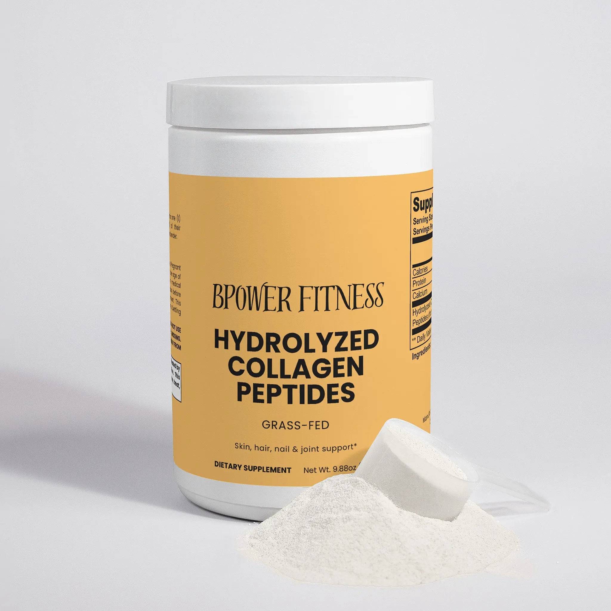 Grass-Fed Hydrolyzed Collagen Peptides Bpower Fitness