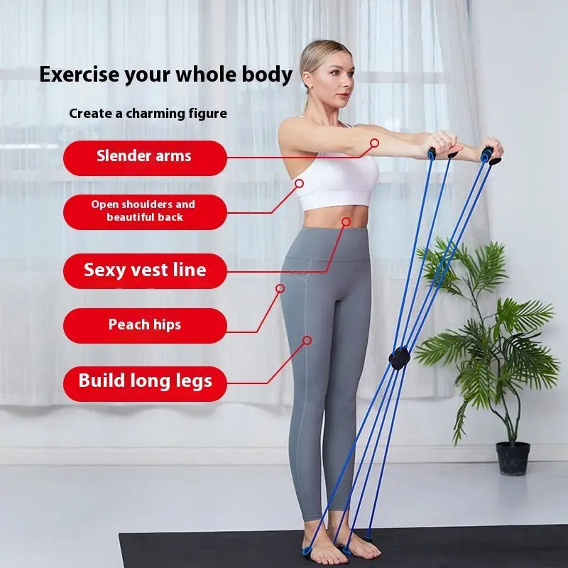 Multi Functional Eight Character Puller For Shoulder Fitness Bpower Fitness