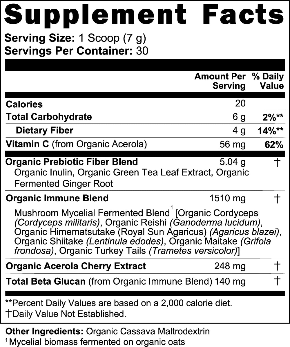 Fermented Mushroom Blend Bpower Fitness
