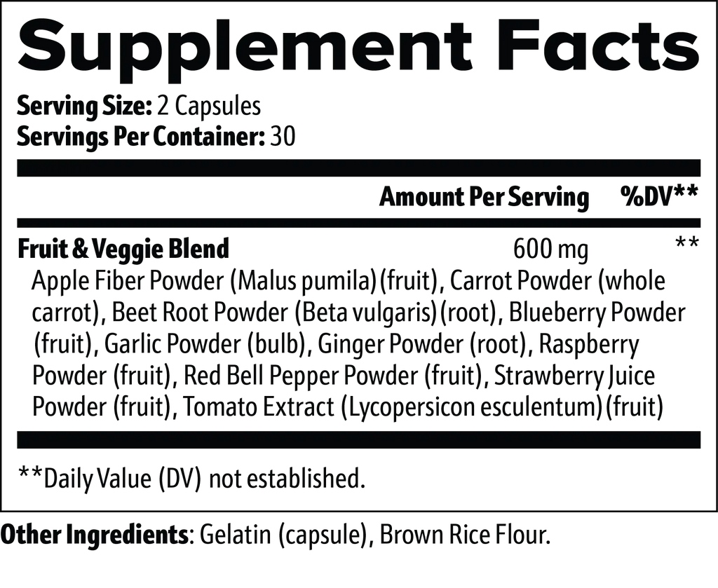 Fruits and Veggies Bpower Fitness