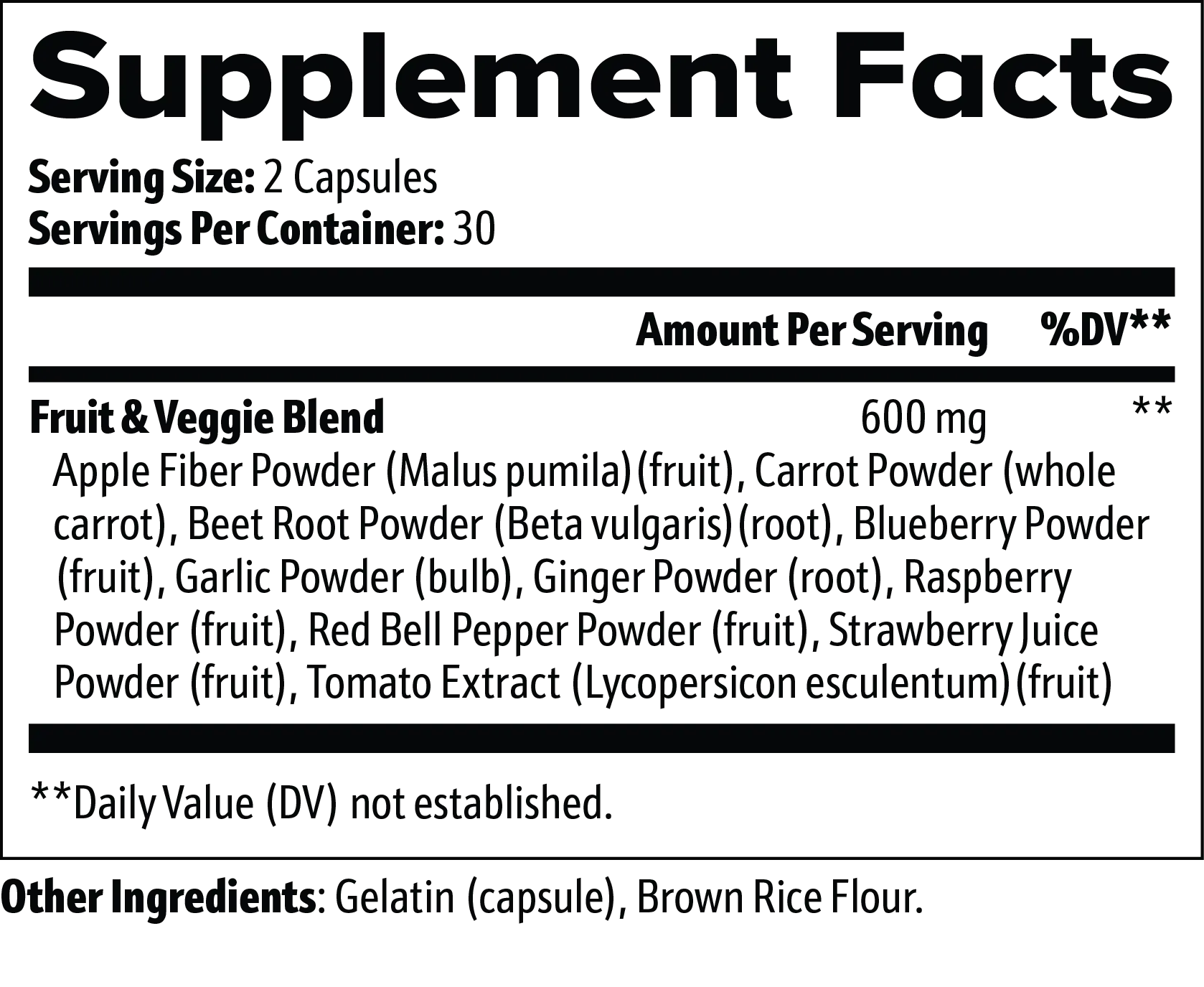 Fruits and Veggies Bpower Fitness