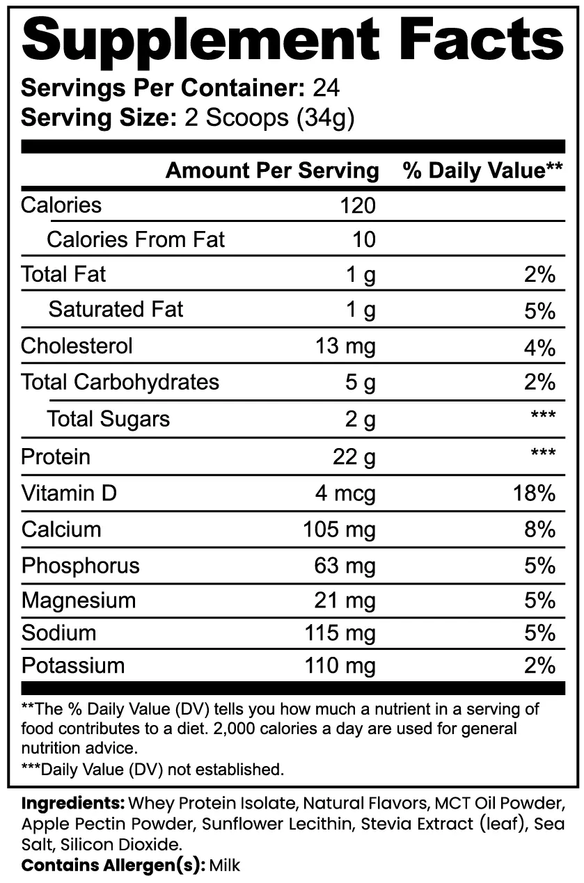 Advanced 100% Whey Protein Isolate (Vanilla) - Image #0