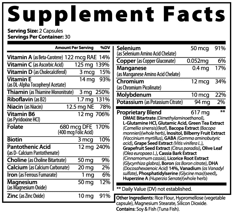 Brain & Focus Formula Bpower Fitness