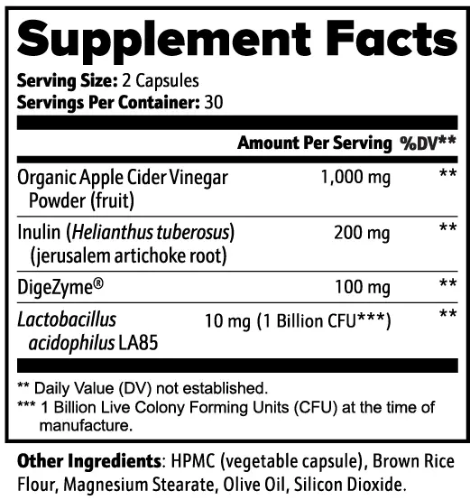 Apple Cider Vinegar Capsules - Image #0