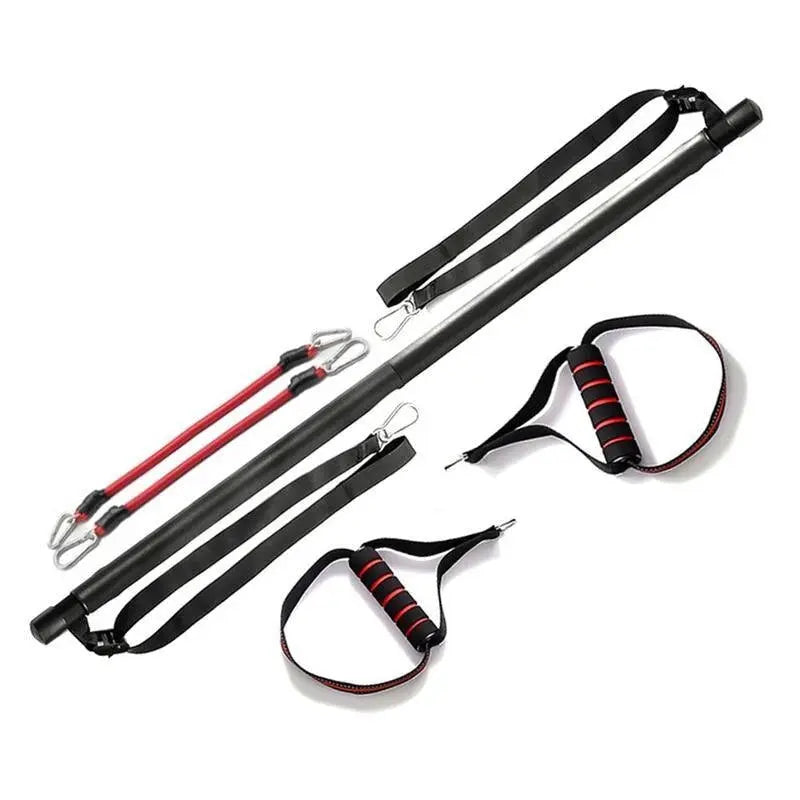Pilates Bar Kit With Resistance Bands Portable Home Gym Workout Equipment Perfect Stretched Fusion Exercise Bar And Bands Bpower Fitness
