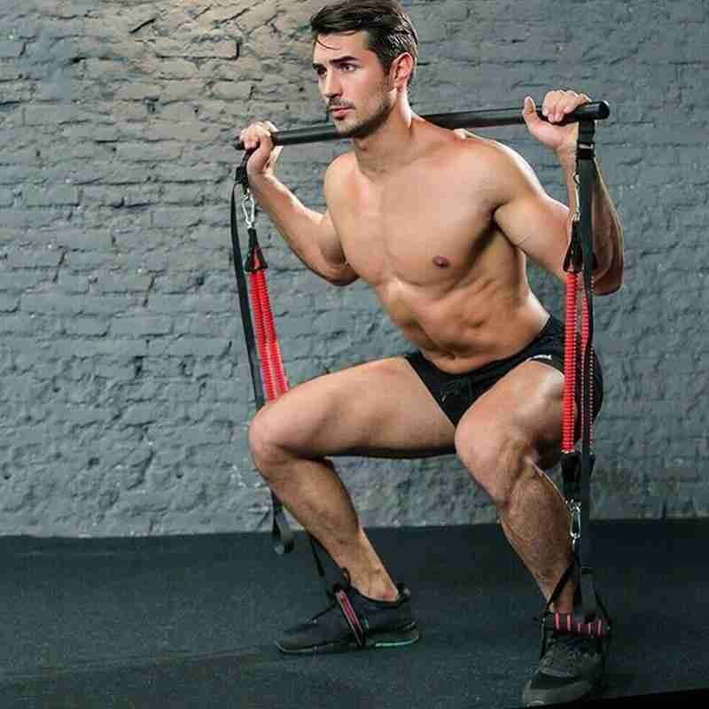 Pilates Bar Kit With Resistance Bands Portable Home Gym Workout Equipment Perfect Stretched Fusion Exercise Bar And Bands Bpower Fitness