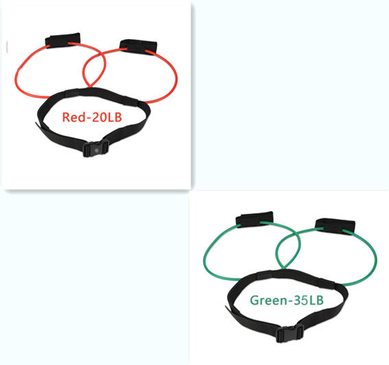 Fitness Women Body Butt Band Resistance Bands Adjustable Waist Belt Pedal Exerciser Bpower Fitness