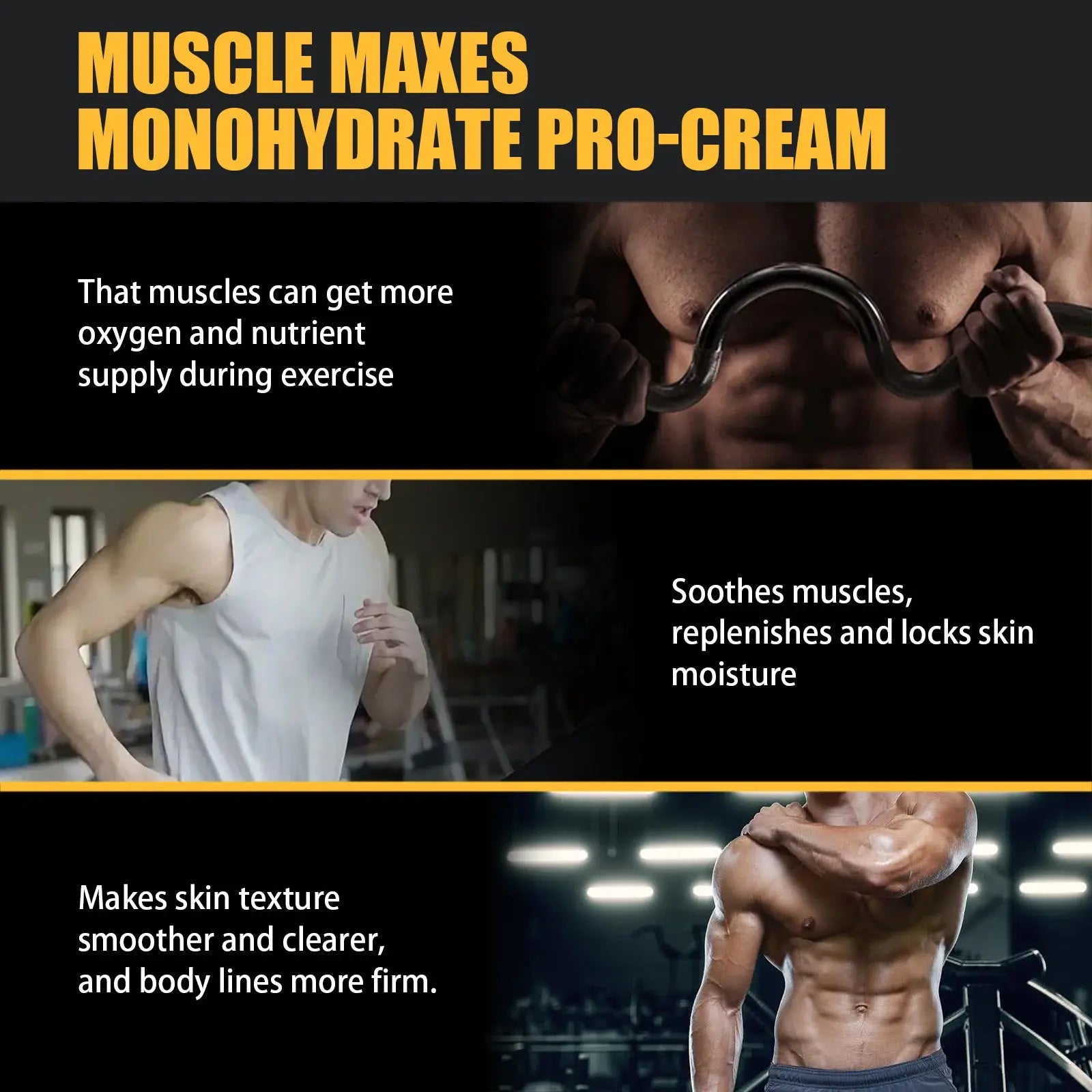 Men's Muscle Massage Cream Bpower Fitness