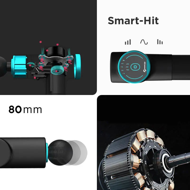 Intelligent variable speed electric fascia gun Bpower Fitness