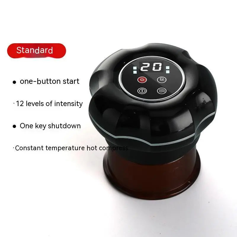 Intelligent Electric Breathing Gua Sha Scraping Massager Whole Body Hot Compress Massage Tank Bpower Fitness