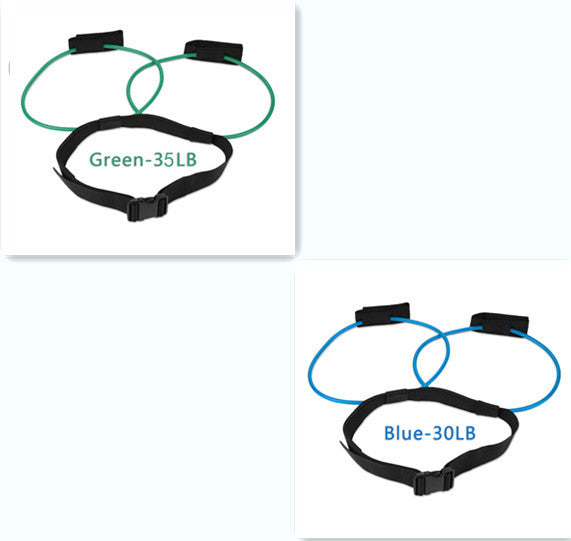 Fitness Women Body Butt Band Resistance Bands Adjustable Waist Belt Pedal Exerciser Bpower Fitness