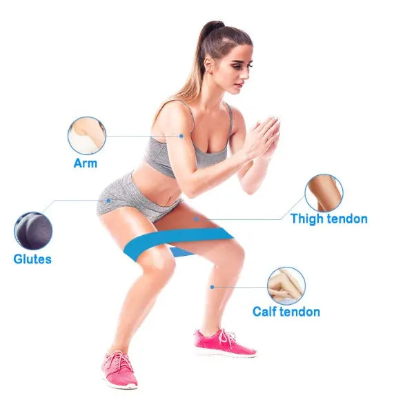Resistance Bands Sealing Elastic Booty Sport Bodybuilding Rubber Band For Fitness Gym Leagues Equipment Sports Mini Yoga Bpower Fitness