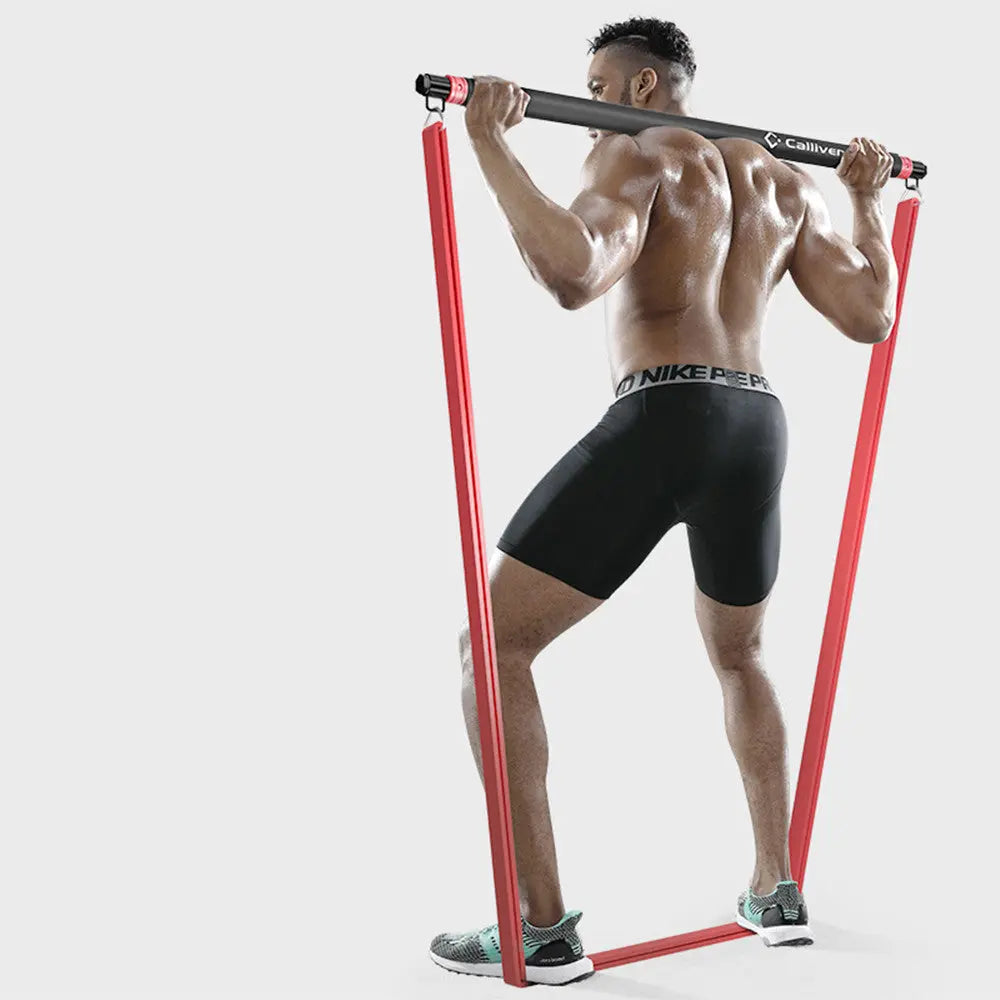 Resistance Band Fitness Push-pull Bar Household Bench Press Bpower Fitness