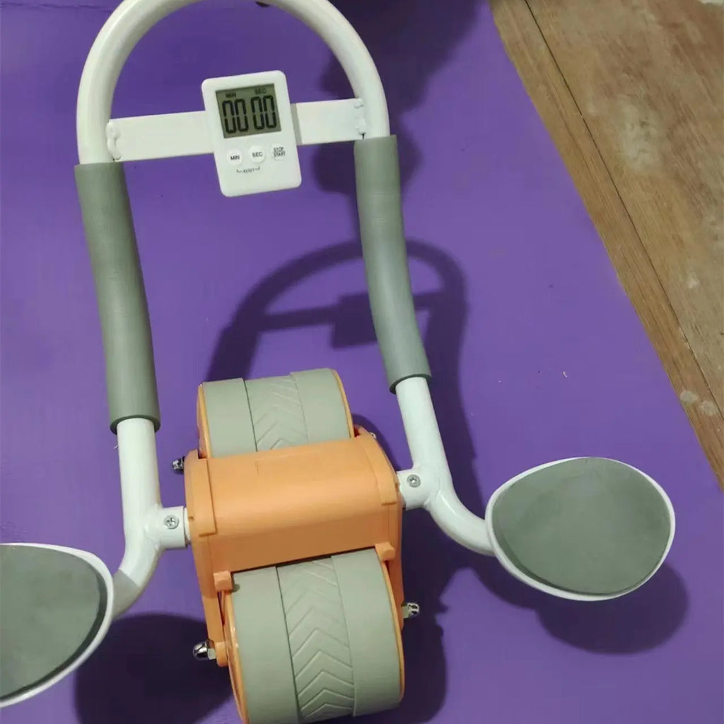 Automatic Rebound Abdominal Curl Muscle Building Abdominal Muscle Wheel Bpower Fitness