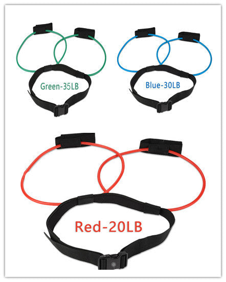 Fitness Women Body Butt Band Resistance Bands Adjustable Waist Belt Pedal Exerciser Bpower Fitness