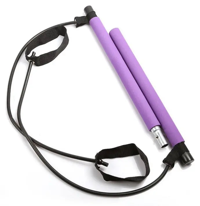 Yoga Crossfit Resistance Bands Exerciser Pull Rope Portable Gym Workout Pilates Bar Trainer Elastic Bands Bpower Fitness
