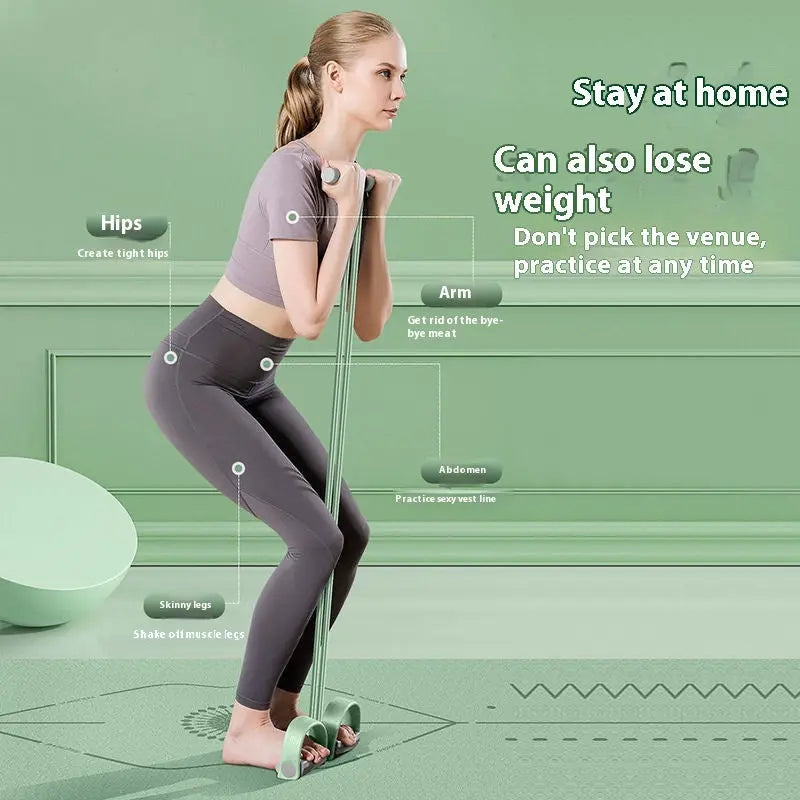 Pedal Chest Expander Sit-ups Auxiliary Tension Device Fitness Equipment Pedal Leg Master Household Bpower Fitness
