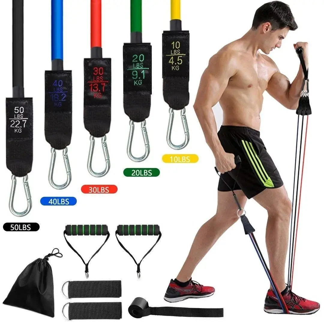Hulugou Strength Training Puller 11 Piece Set Bpower Fitness