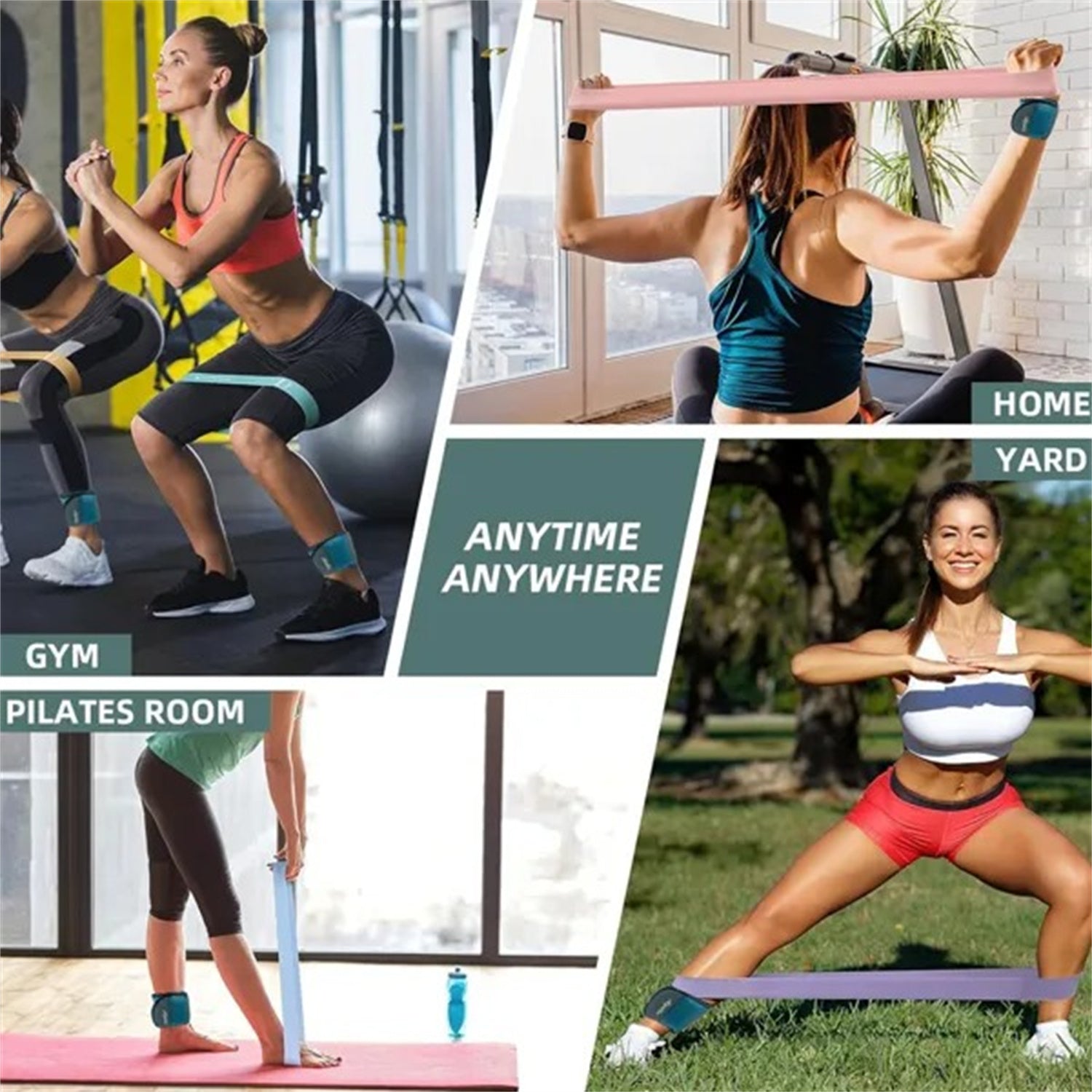 Resistance Bands, Pull Up Assist , Eexercise Bands, Long Resistance Bands Set For Working Out, Fitness, Training, Physical Therapy For Men Women Bpower Fitness