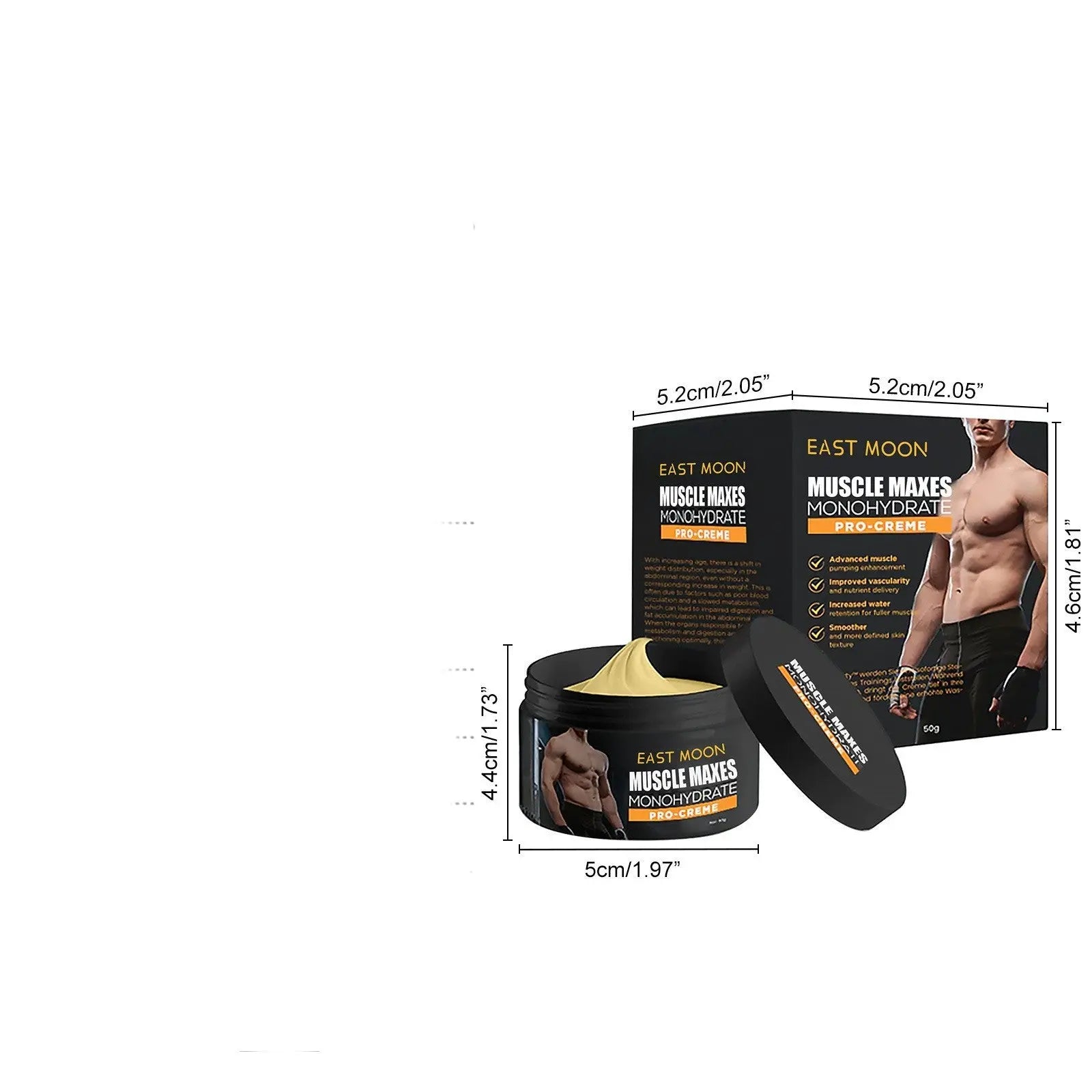 Men's Muscle Massage Cream Bpower Fitness