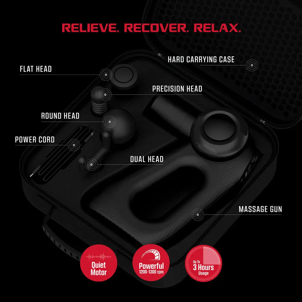 Foldable Rotating Fascia  The First Fitness Massage Gun Bpower Fitness
