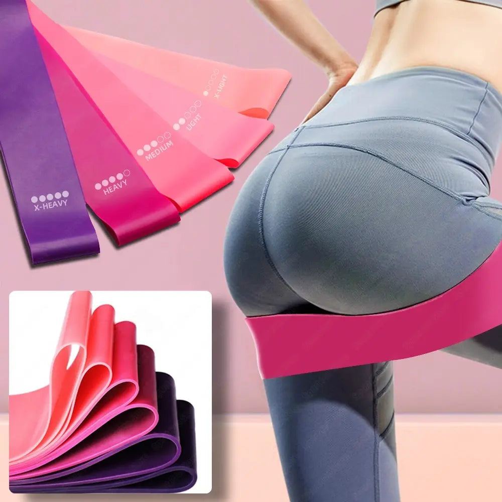 Resistance Bands Sealing Elastic Booty Sport Bodybuilding Rubber Band For Fitness Gym Leagues Equipment Sports Mini Yoga Bpower Fitness