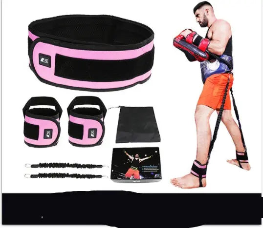 Leg Squat Boxing Combat Training Resistance Bands Fitness Combat Fighting Resistance Force Agility Workout Exercise Equipment Bpower Fitness
