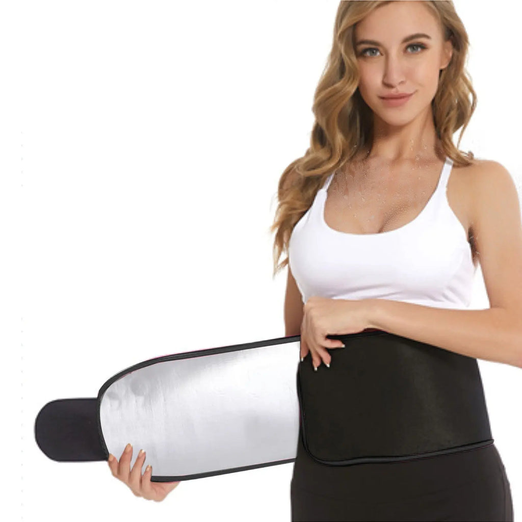 Waist Trimmer Belt Weight Loss Girdle Gym Sweat Slim Wrap Fat Burning Straps For Women Men Body Shapper Bpower Fitness