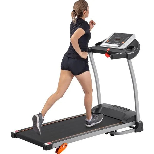 Easy Folding Treadmill For Home Use, 2.5HP Electric Running, Jogging & Walking Machine With Device Holder & Pulse Sensor, 3-Level Incline Adjustable Compact Foldable Bpower Fitness