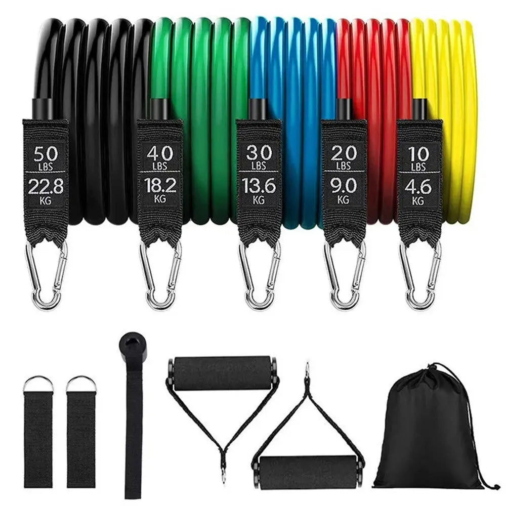 Hulugou Strength Training Puller 11 Piece Set Bpower Fitness
