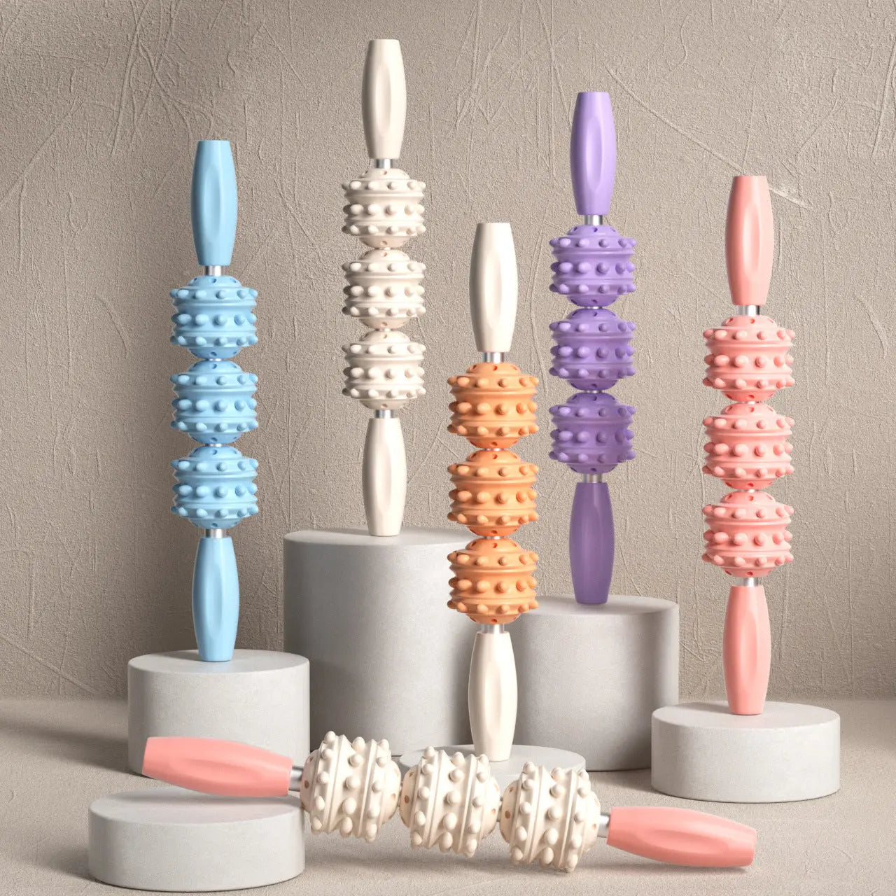 Muscle Relaxation Roller Spike Massage Stick Bpower Fitness