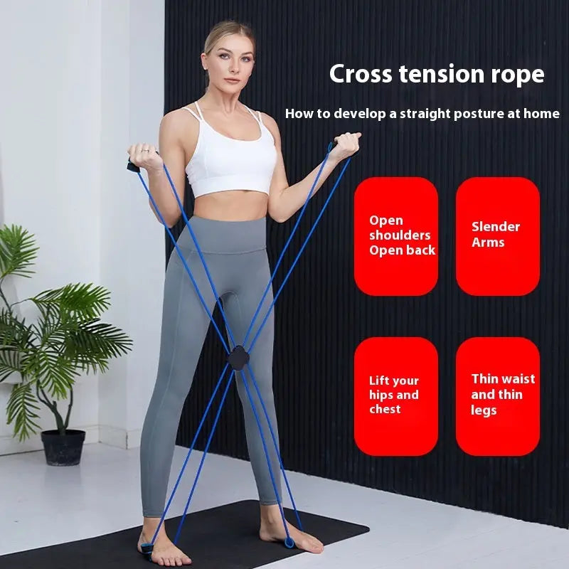 Multi Functional Eight Character Puller For Shoulder Fitness Bpower Fitness