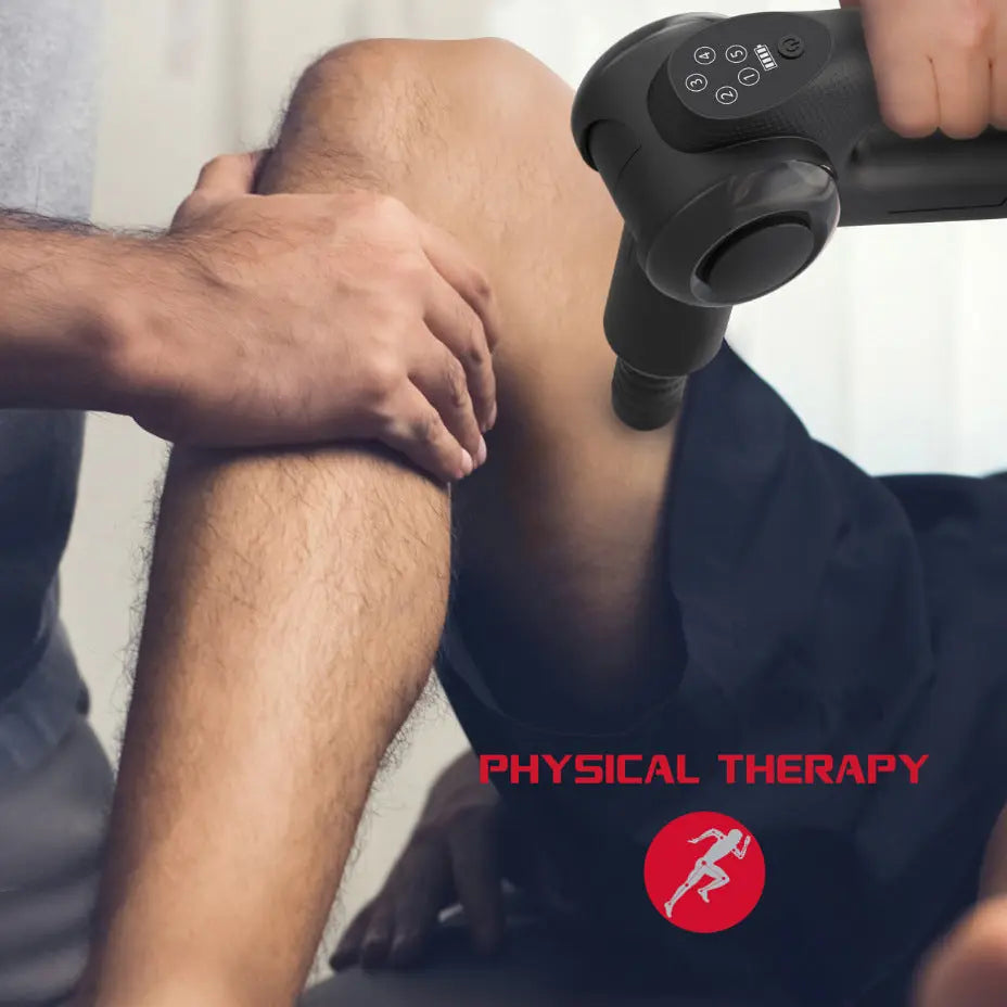 Foldable Rotating Fascia  The First Fitness Massage Gun Bpower Fitness