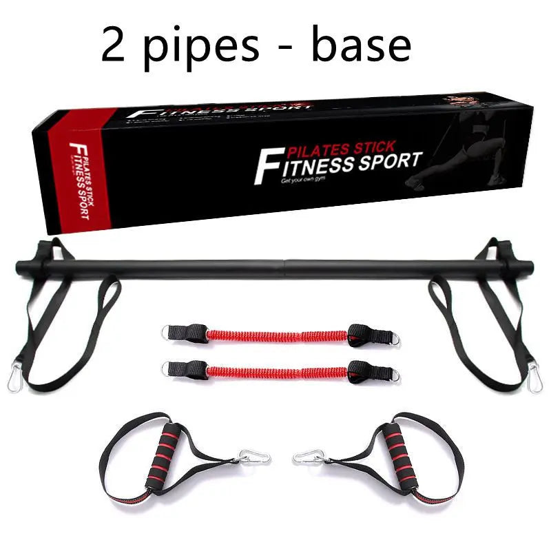 Pilates Bar Kit With Resistance Bands Portable Home Gym Workout Equipment Perfect Stretched Fusion Exercise Bar And Bands Bpower Fitness