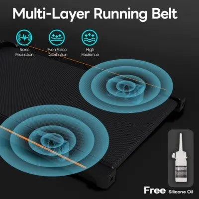 Folding Under Desk Walking Pad Treadmill With Adjustable Incline, 1-6 Km H Low Noise For Home  Office, LED Display, Magnetic Remote Control, Transport Wheels  Plug, Black. Bpower Fitness