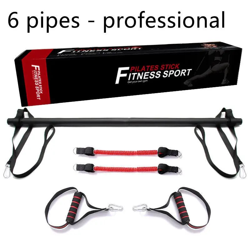 Pilates Bar Kit With Resistance Bands Portable Home Gym Workout Equipment Perfect Stretched Fusion Exercise Bar And Bands Bpower Fitness